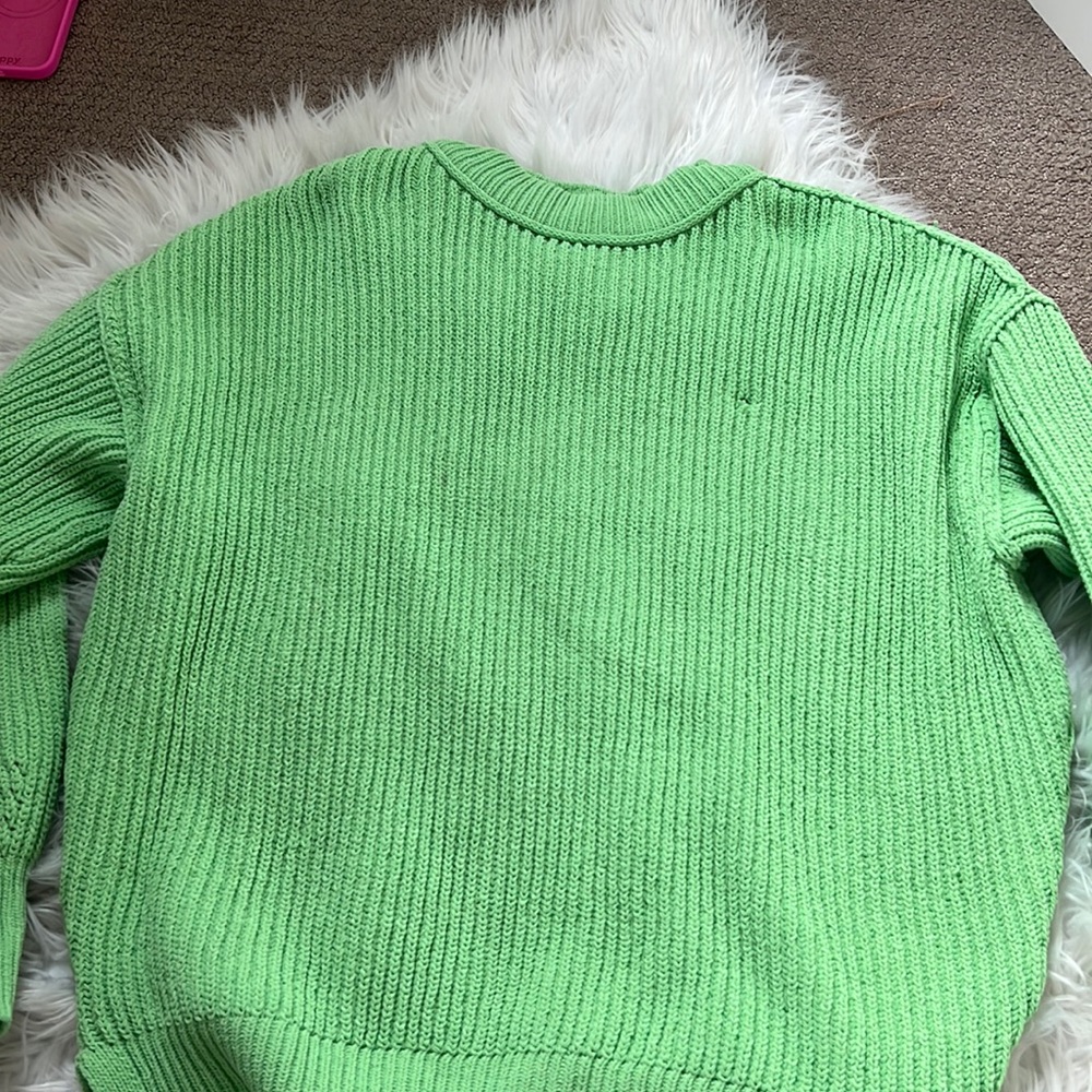 Aerie Green Oversized Sweater